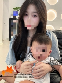 漂亮的單親媽媽，顔值很高 阿斯